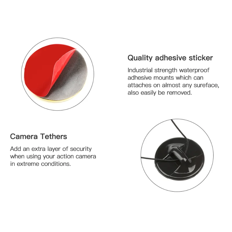 5-piece Accessory Safety Harness with Sticker Installation Suitable for Go Pro SJCAM SJ8 DJI Action2
5-piece Accessory Safety Harness with Sticker Installation Suitable for Go Pro SJCAM SJ8 DJI Action2