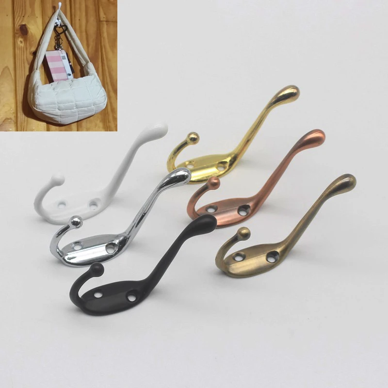 2 Pcs Wall Mounted Hook Alloy Door Back Wall Hooks Bathroom Towel Coat Bag Hat Key Hangers Home Storage Hook Holders with Screws
2 Pcs Wall Mounted Hook Alloy Door Back Wall Hooks Bathroom Towel Coat Bag Hat Key Hangers Home Storage Hook Holders with Screws