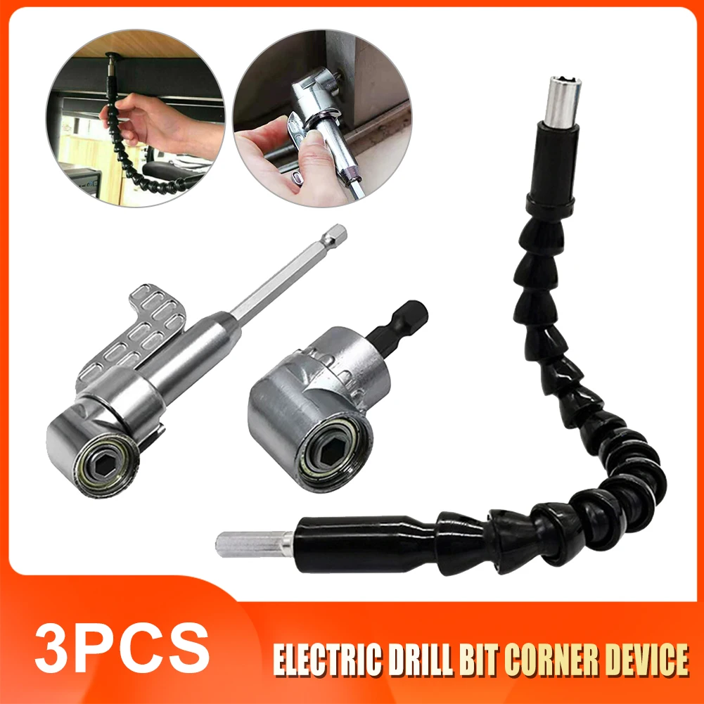 3-in-1 Angle Drills Bit Kit Right Angle Drill 105 Degree Right Angle Driver Angle Extension Screwdriver Drill Extension Bit Kit
3-in-1 Angle Drills Bit Kit Right Angle Drill 105 Degree Right Angle Driver Angle Extension Screwdriver Drill Extension Bit Kit