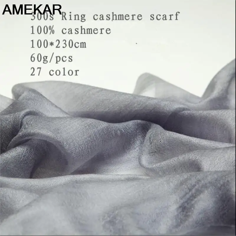 Luxury 100% Cashmere 300s Thin Solid Scarves Beautiful Big Size Pashmina Shawl Summer Autumn Winter Alle-matching Elegant
Luxury 100% Cashmere 300s Thin Solid Scarves Beautiful Big Size Pashmina Shawl Summer Autumn Winter Alle-matching Elegant