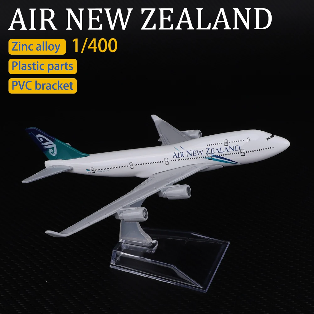 Metal Aircraft Model Scale 1:400 16cm Air New Zealand Boeing 747 Alloy Simulation Model Children's Toys Boys Gift Collection
Metal Aircraft Model Scale 1:400 16cm Air New Zealand Boeing 747 Alloy Simulation Model Children's Toys Boys Gift Collection