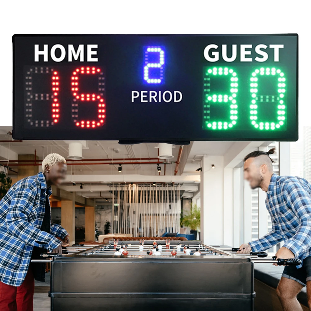 

Band New Scoreboard Digital Scorer Badminton Basketball Billiards Electronic Scoreboard Indoor Activities Removable