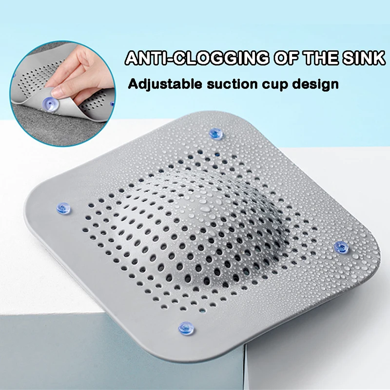 Shower Drain Hair Filter With Suction Cup Kitchen Sink Silicone Strainer Stopper Anti Blocking Bathroom Accessories Hot Sale
Shower Drain Hair Filter With Suction Cup Kitchen Sink Silicone Strainer Stopper Anti Blocking Bathroom Accessories Hot Sale