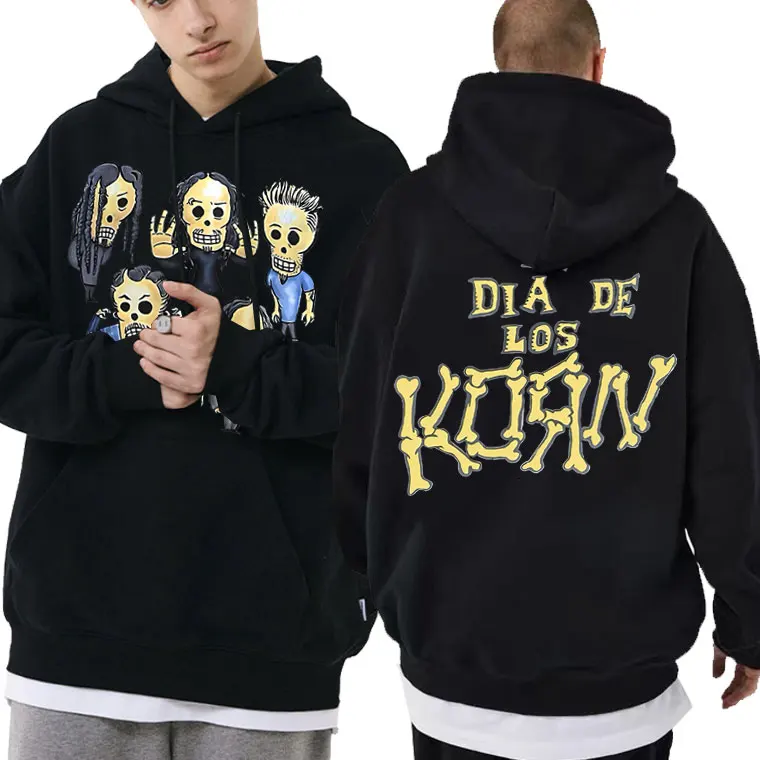 Rock Band Korn El Dia De Los Graphic Hoodie Male American Rock Singer Hoodies Unisex Streetwear Men Vintage Oversized Sweatshirt
Rock Band Korn El Dia De Los Graphic Hoodie Male American Rock Singer Hoodies Unisex Streetwear Men Vintage Oversized Sweatshirt