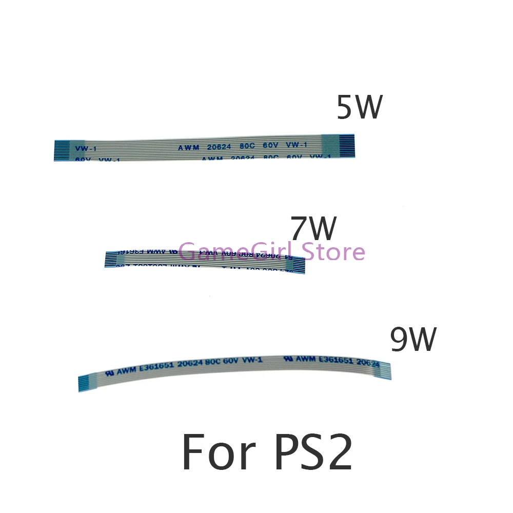 

300pcs Replacement for PlayStation2 3W 5W 7W 9W Power Reset Switch Ribbon Flex Cable for PS2 30000 50000 70000 90000 Controller