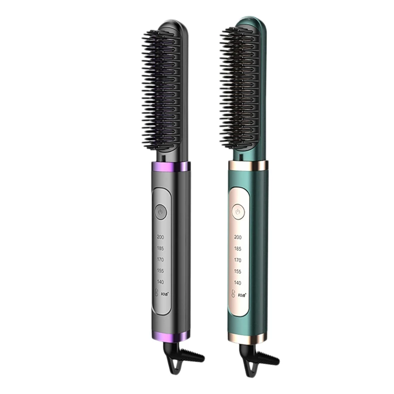 Multifunctional Hair Straightener Tourmaline Ceramic Hair Curler Brush Hair Comb Beard Straightening Comb EU Plug
Multifunctional Hair Straightener Tourmaline Ceramic Hair Curler Brush Hair Comb Beard Straightening Comb EU Plug