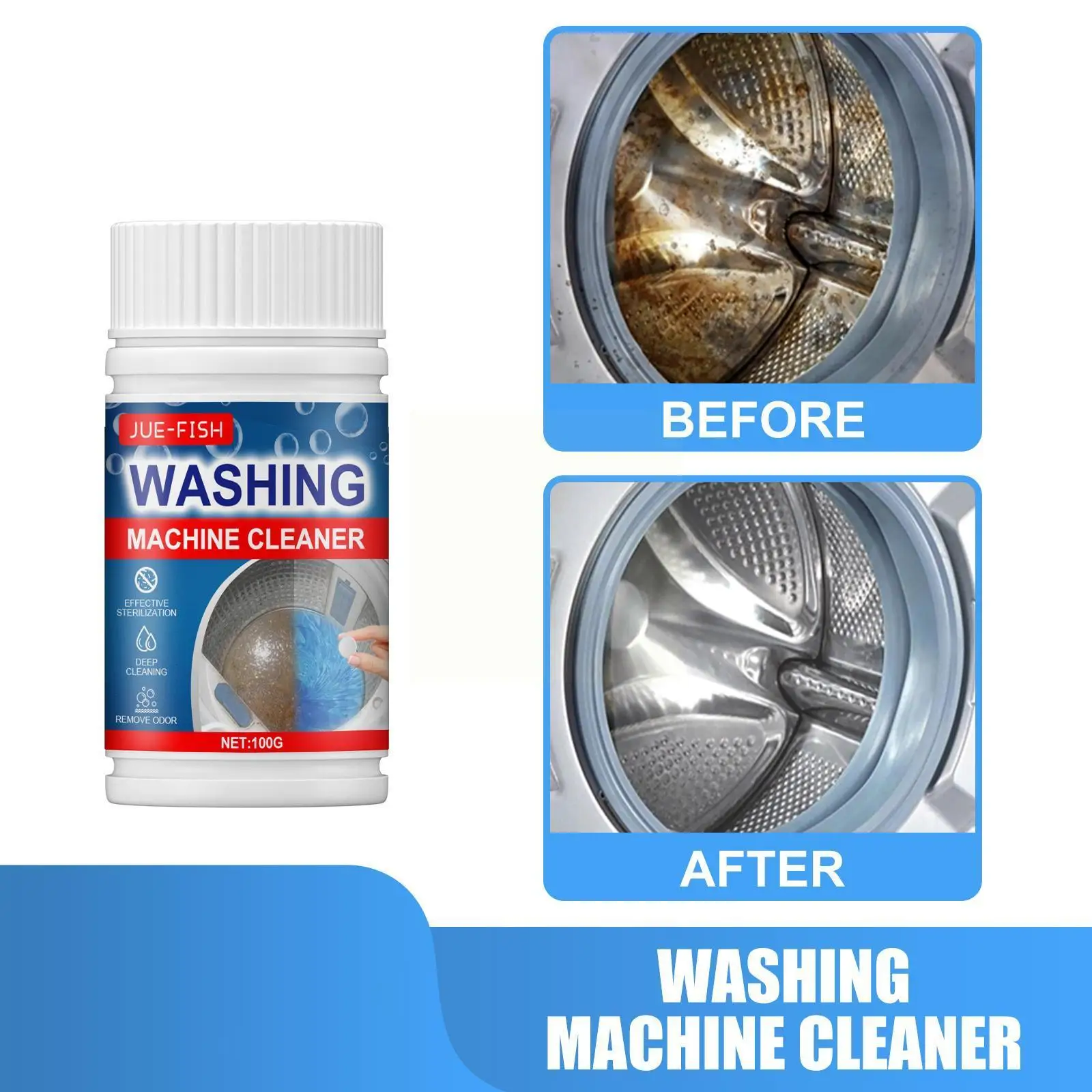 Washing Machine Cleaner Washer Tank Clean Detergent Cleaning Durable Chemicals Deep Effervescent Remover Tablet X1D6
Washing Machine Cleaner Washer Tank Clean Detergent Cleaning Durable Chemicals Deep Effervescent Remover Tablet X1D6