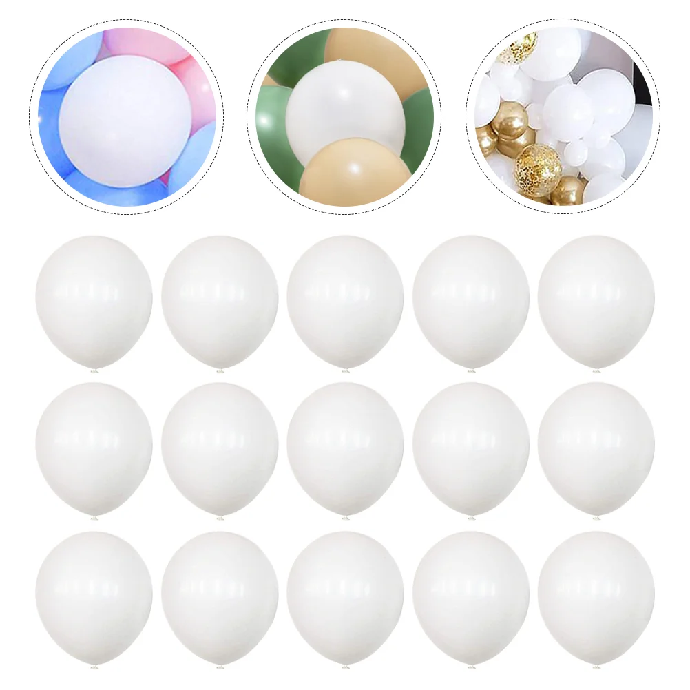 100 Pcs Round White Balloon Balloons Birthday Party Decorations Indoor Wedding Arch Reception Emulsion Supplies Baby White
100 Pcs Round White Balloon Balloons Birthday Party Decorations Indoor Wedding Arch Reception Emulsion Supplies Baby White