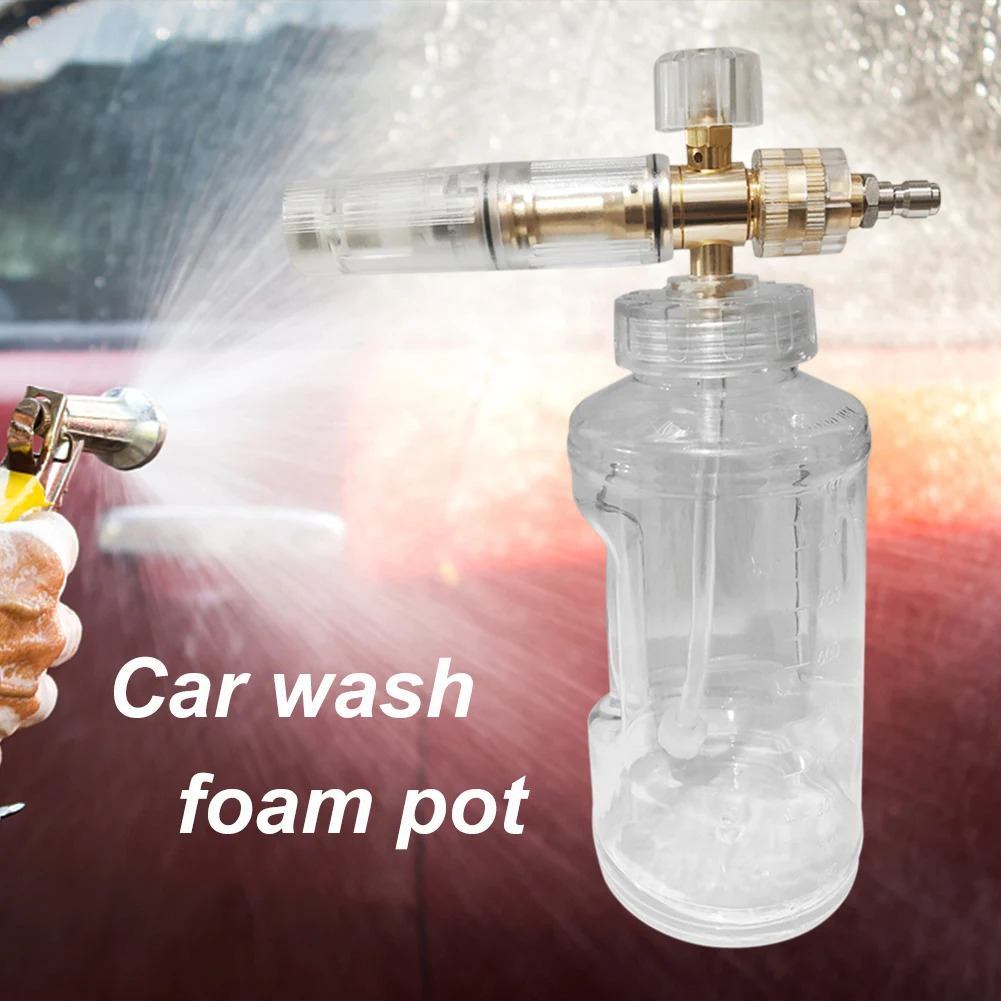 Foamer Jet Bottle 1L Car Washer Foam Pot Transparent High Pressure Adjustable Spray Angle Watering Cleaning Tool for Car Truck
Foamer Jet Bottle 1L Car Washer Foam Pot Transparent High Pressure Adjustable Spray Angle Watering Cleaning Tool for Car Truck