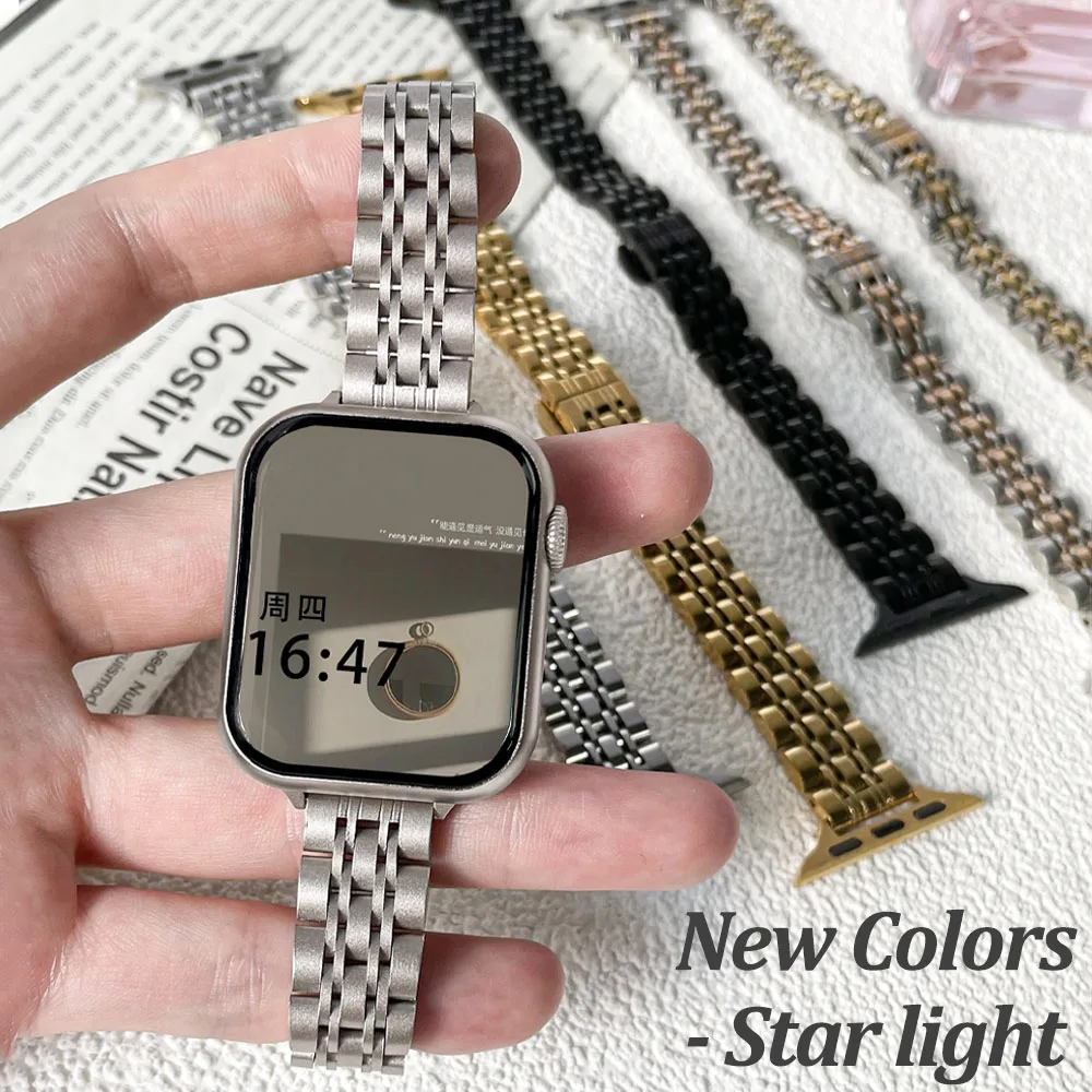 Тонкий металлический браслет для Apple Watch 8 7 41/45 мм Ultra 49 мм 38 42/44 40 для iWatch Series 6 543 роскошный браслет из нержавеющей стали
Тонкий металлический браслет для Apple Watch 8 7 41/45 мм Ultra 49 мм 38 42/44 40 для iWatch Series 6 543 роскошный браслет из нержавеющей стали