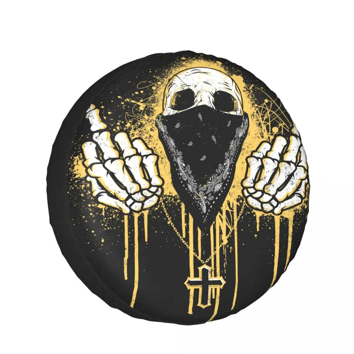 Spare Wheel Tire Cover Case Pouch Protector Skull Flips The Bird Car Tyres for Jeep Hummer 14 /15/16/17 Inch
Spare Wheel Tire Cover Case Pouch Protector Skull Flips The Bird Car Tyres for Jeep Hummer 14 /15/16/17 Inch