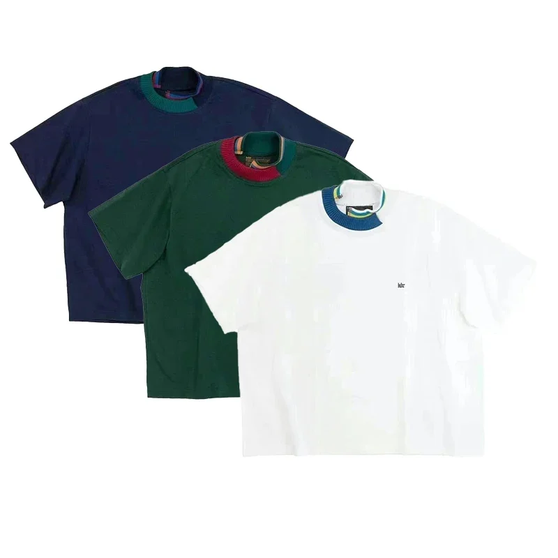 23SS KOLOR Abe Runyi Exclusive Japanese Tees Tri Color Cotton Irregular Contrast Round Neck Loose Short Sleeve T-shirt for Men
23SS KOLOR Abe Runyi Exclusive Japanese Tees Tri Color Cotton Irregular Contrast Round Neck Loose Short Sleeve T-shirt for Men
