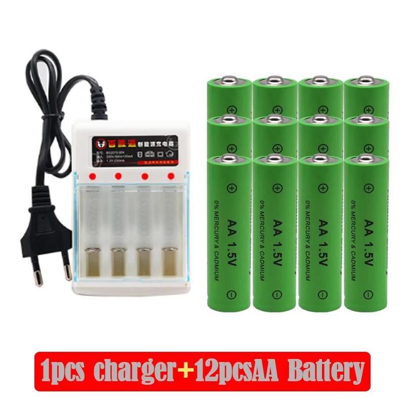100% New Brand AA Rechargeable Battery 4000mAh 1.5v AA Alkaline Rechargeable Batery + AA Charger
100% New Brand AA Rechargeable Battery 4000mAh 1.5v AA Alkaline Rechargeable Batery + AA Charger