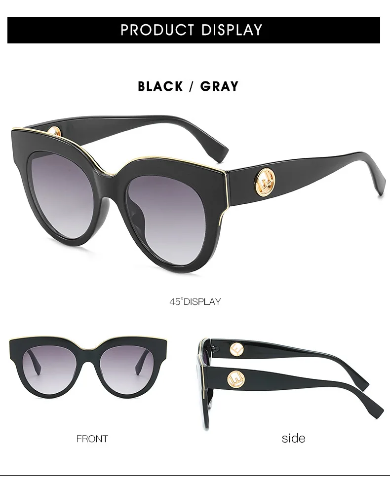 2023 Luxury Brand Design Punk Cat Eye Sunscreen Women's Advanced Sense Ins Small Frame Sunglasses Sun Glasses
2023 Luxury Brand Design Punk Cat Eye Sunscreen Women's Advanced Sense Ins Small Frame Sunglasses Sun Glasses