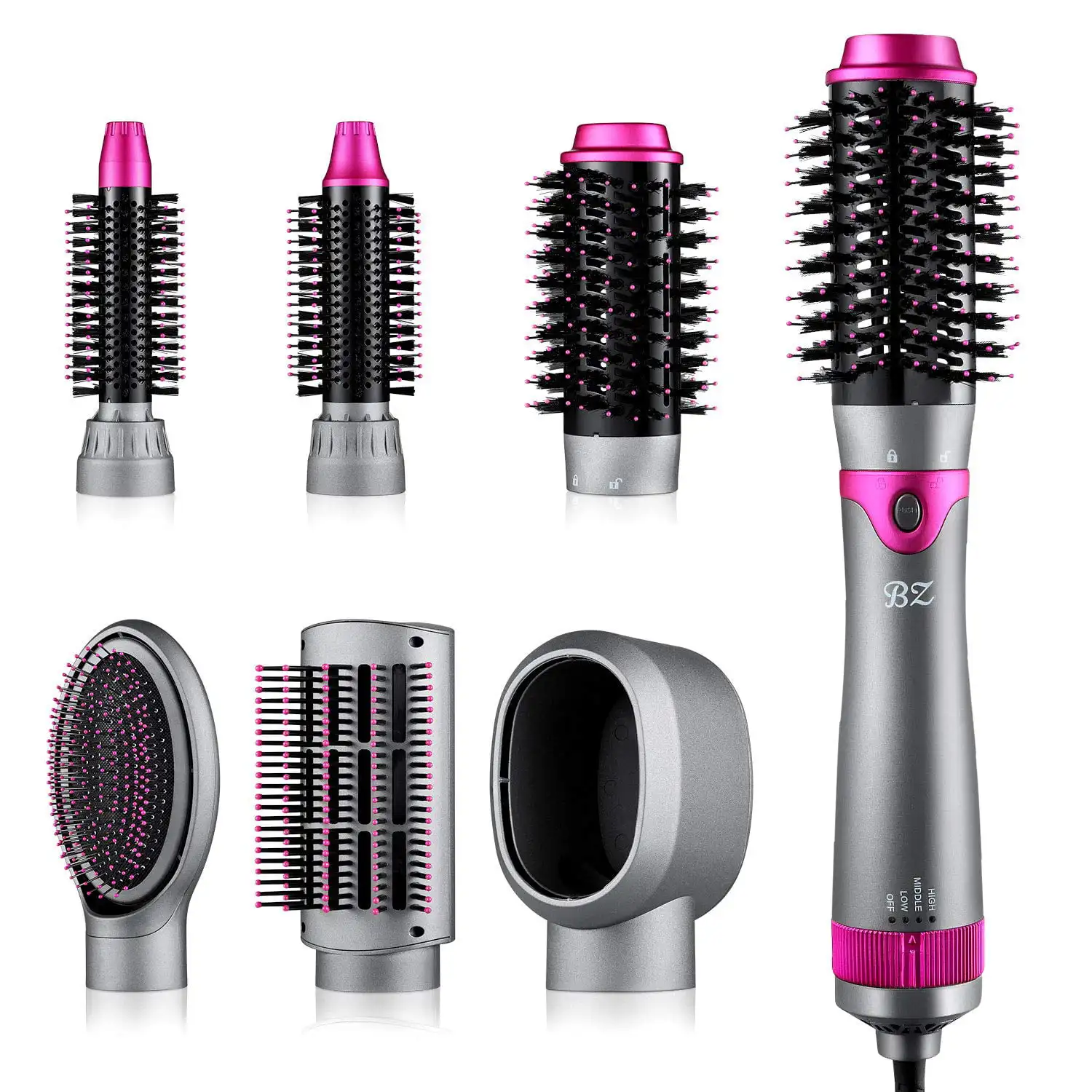 Delivery within 7-10 days6 in 1 Hair Dryer Brush and Volumizer, Detachable Hair Dryer Styler, One-Step Hot Air Brush for Straigh
Delivery within 7-10 days6 in 1 Hair Dryer Brush and Volumizer, Detachable Hair Dryer Styler, One-Step Hot Air Brush for Straigh