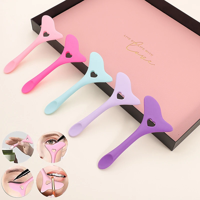 1Pc Silicone Eyeliner Stencils Wing Tips Marscara Drawing Lipstick Wearing Aid Face Cream Mask Applicator Makeup Tool
1Pc Silicone Eyeliner Stencils Wing Tips Marscara Drawing Lipstick Wearing Aid Face Cream Mask Applicator Makeup Tool