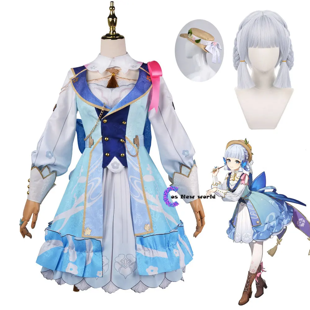 Костюм для косплея из игры «Genshin Impact Kamisato Ayaka», парик для весеннего цветения, косплей из кожи аяки, одежда для ролевых игр на Хэллоуин
Костюм для косплея из игры «Genshin Impact Kamisato Ayaka», парик для весеннего цветения, косплей из кожи аяки, одежда для ролевых игр на Хэллоуин