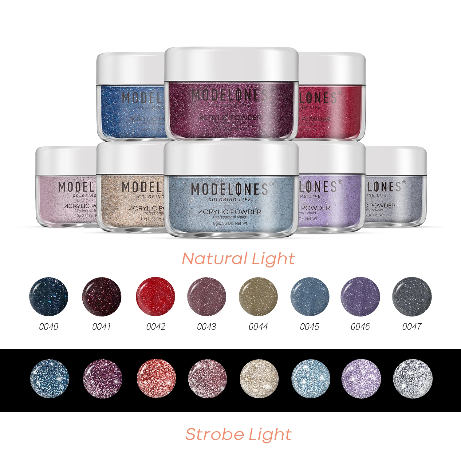 Modelones 8pcs/Set Acrylic Powder Glitter Acrylic Powder Set Pigmented Summer Color Manicure Powder for Acrylic Nail Extension
Modelones 8pcs/Set Acrylic Powder Glitter Acrylic Powder Set Pigmented Summer Color Manicure Powder for Acrylic Nail Extension