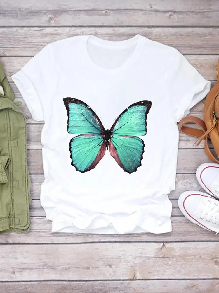 Butterfly Watercolor 90s Graphic T Top Tee Women Clothing Cartoon Fashion Print Summer Tshirt Casual Lady T-Shirt
Butterfly Watercolor 90s Graphic T Top Tee Women Clothing Cartoon Fashion Print Summer Tshirt Casual Lady T-Shirt