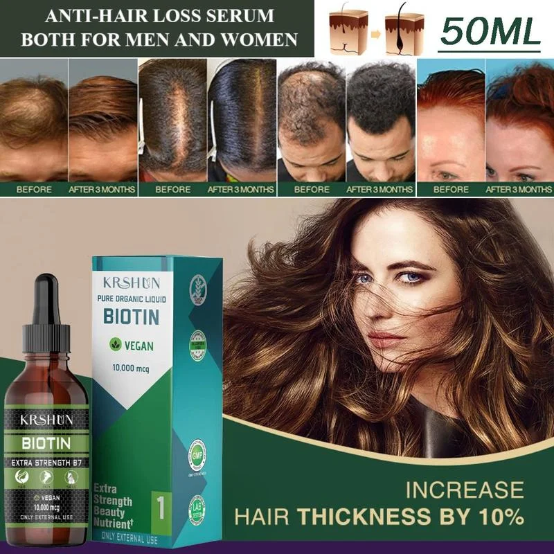 2022 Biotin Fast Hair Growth Oil Hair Regrowth Serum Hair Thinning Treatment Hair Growth Liquid Anti-Hair Loss for Women & Men
2022 Biotin Fast Hair Growth Oil Hair Regrowth Serum Hair Thinning Treatment Hair Growth Liquid Anti-Hair Loss for Women & Men