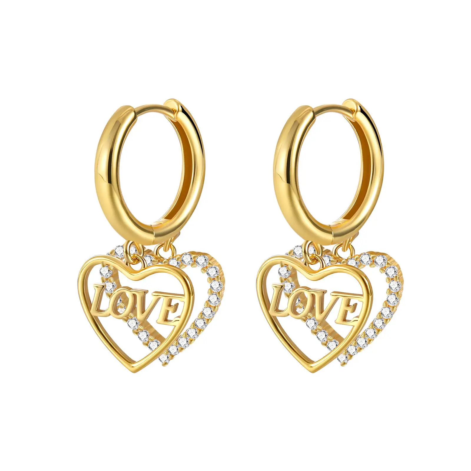 Luxury Diamond Earrings Fashion Women Earring Lovers Earring Heart-shaped Earring for Women Jewelry Gift Earring Letter Earrings
Luxury Diamond Earrings Fashion Women Earring Lovers Earring Heart-shaped Earring for Women Jewelry Gift Earring Letter Earrings