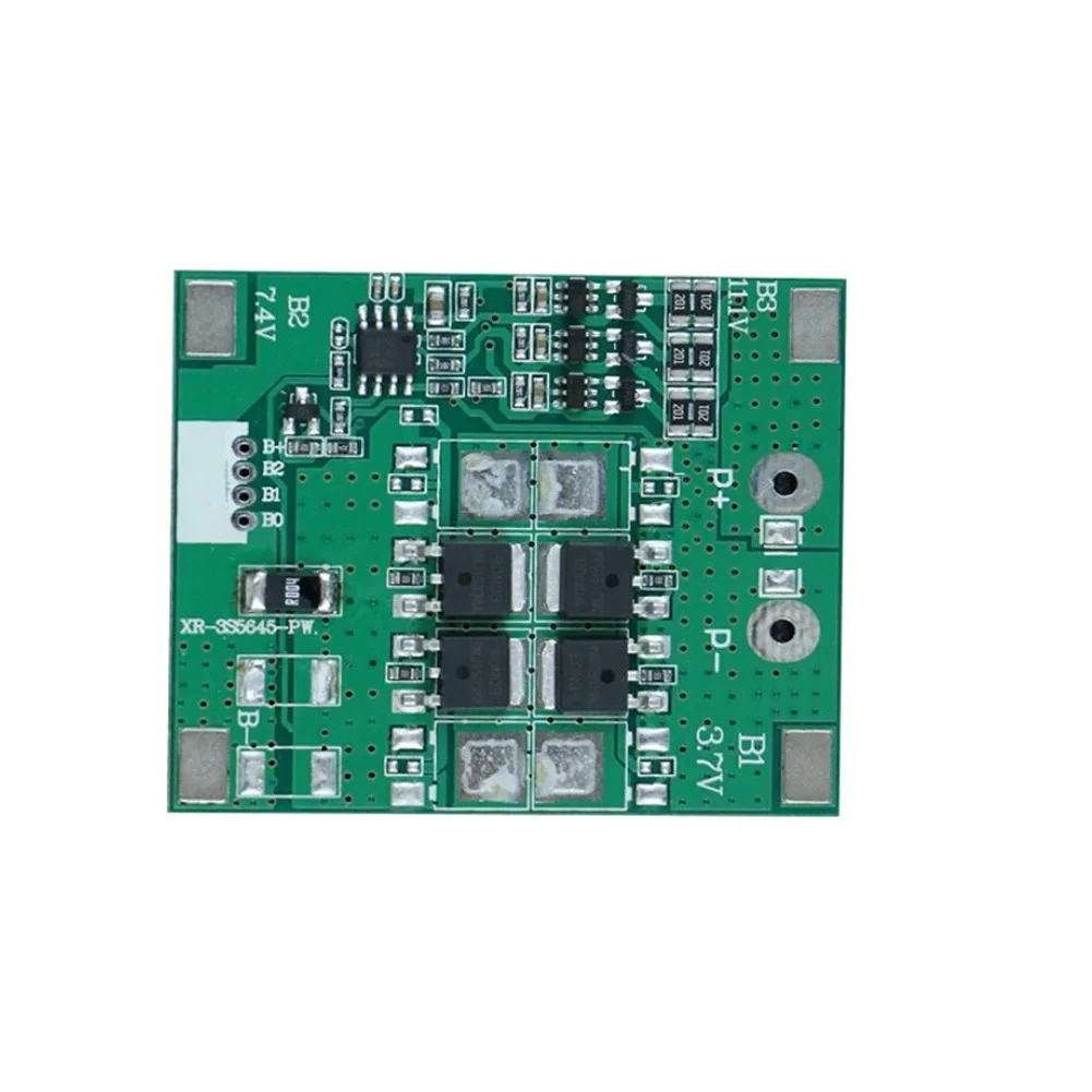 Защитная плата PCB BMS 3S 12A 11,1 В для зарядки литиевых батарей с балансировкой батареи, электроинструмент, защитная плата для батарей
Защитная плата PCB BMS 3S 12A 11,1 В для зарядки литиевых батарей с балансировкой батареи, электроинструмент, защитная плата для батарей