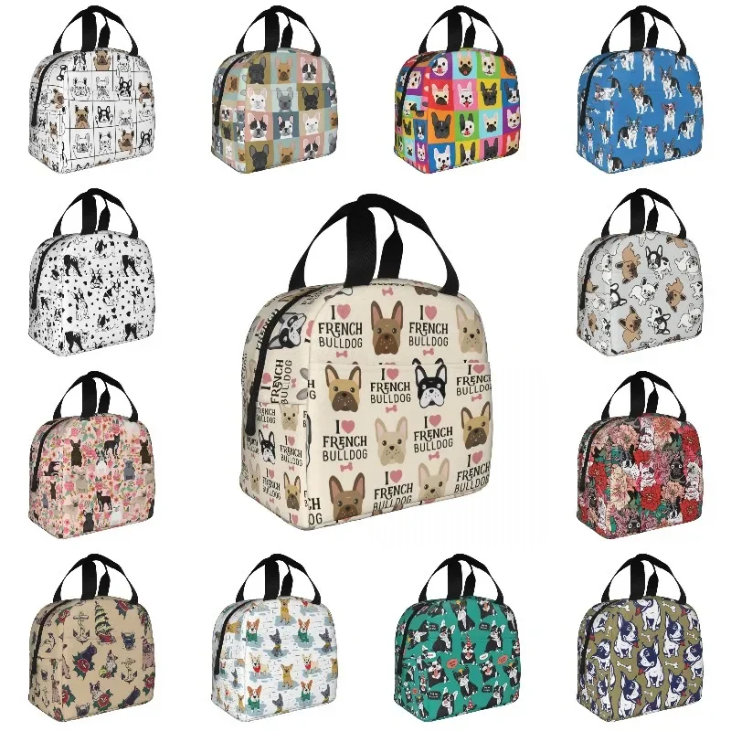 French Bulldog Lunch Bag For Men Women Portable Warm Cooler Insulated Lunch Box For Work School Picnic Food Tote Bags
French Bulldog Lunch Bag For Men Women Portable Warm Cooler Insulated Lunch Box For Work School Picnic Food Tote Bags