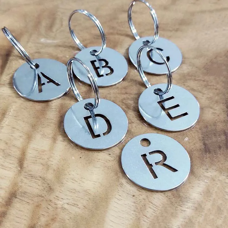26 PCS Stainless Steel Letters Plates Round Labels Mark Sign Classification Tags Metal Alphabet Item Marker A-Z Signs For Keys
26 PCS Stainless Steel Letters Plates Round Labels Mark Sign Classification Tags Metal Alphabet Item Marker A-Z Signs For Keys