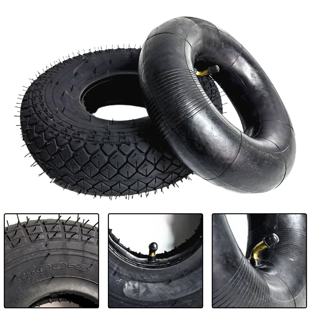 

12inch 4.00-5 Inner Tube&Outer Tire Rubber Tyre For Buggy Quad Bike Elderly Electric Scooter Replacement Parts