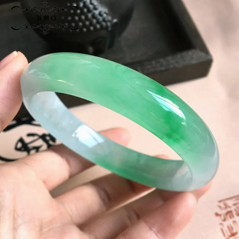Fangxiao Myanmar Jadeite Bracelet Ice Floating Yang Green Jade Bracelet Sub Jadeite () Bracelet Floating Yang Green Wide Version
Fangxiao Myanmar Jadeite Bracelet Ice Floating Yang Green Jade Bracelet Sub Jadeite () Bracelet Floating Yang Green Wide Version