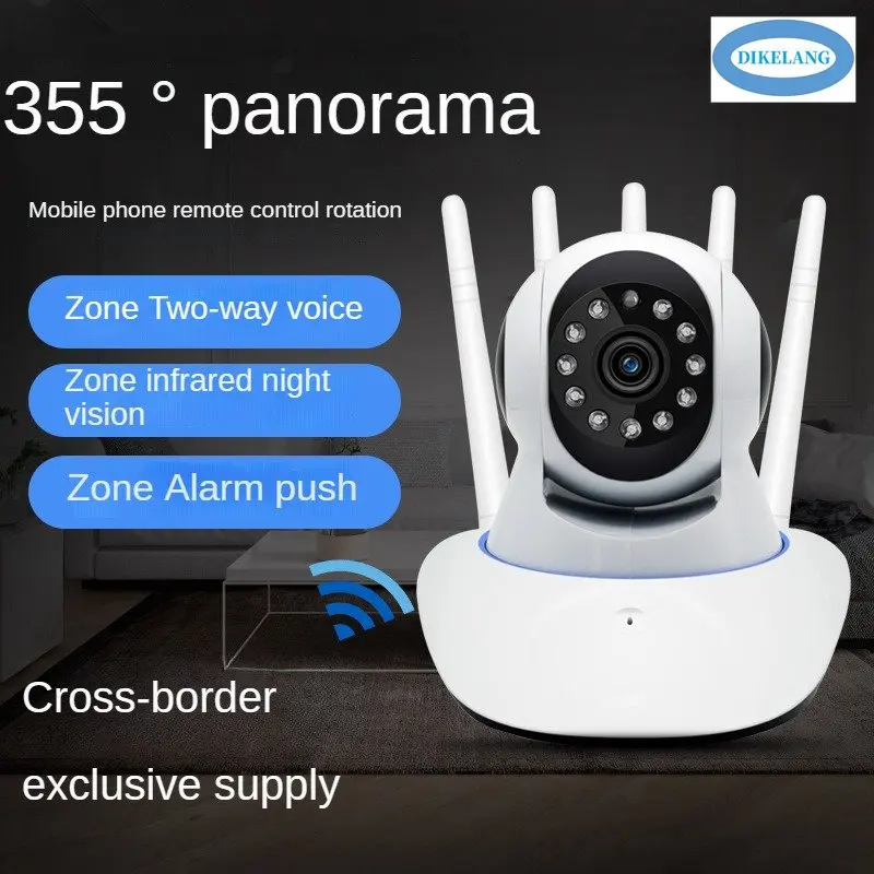 New Wireless Wifi Camera with 360-Degree Panoramic Viewing, Night Vision, and Two-Way Audio
New Wireless Wifi Camera with 360-Degree Panoramic Viewing, Night Vision, and Two-Way Audio