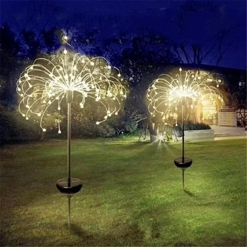 NEW2022 Solar Powered Outdoor Grass Globe Dandelion Fireworks Lamp Flash String 90 /120/150 LED for Garden Lawn Landscape Holida
NEW2022 Solar Powered Outdoor Grass Globe Dandelion Fireworks Lamp Flash String 90 /120/150 LED for Garden Lawn Landscape Holida