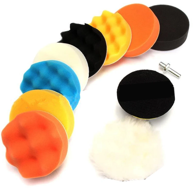 3-7inch Car Polishing Disc 11Pcs/Set Self-Adhesive Buffing Waxing Sponge Wool Wheel Polishing Pad For Car Polisher Drill Adapter
3-7inch Car Polishing Disc 11Pcs/Set Self-Adhesive Buffing Waxing Sponge Wool Wheel Polishing Pad For Car Polisher Drill Adapter