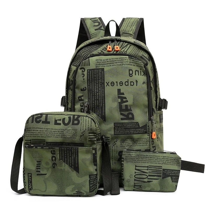 2022 New 3pcs/set Junior Laptop Backpacks High Schoolbag Boys One Shoulder Student Travel Bag Men School Backpack sac mochila
2022 New 3pcs/set Junior Laptop Backpacks High Schoolbag Boys One Shoulder Student Travel Bag Men School Backpack sac mochila