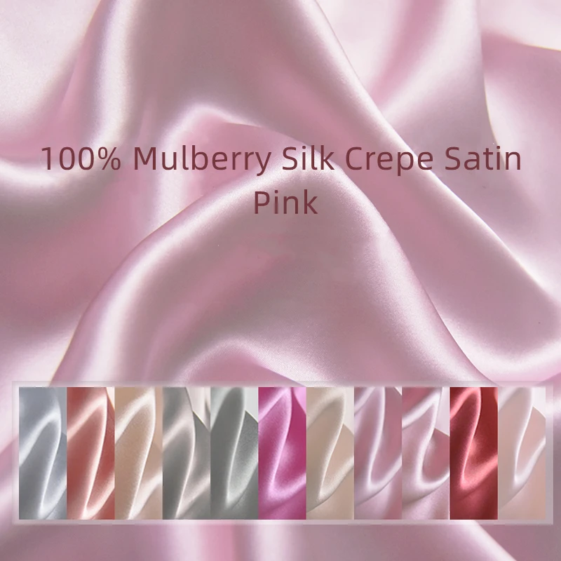 100% Pure Plain Silk Fabric 6A 114cm Width 19 momme Charmeuse DIY Cheongsam Dress Bedding Mask Pink Light Dark
100% Pure Plain Silk Fabric 6A 114cm Width 19 momme Charmeuse DIY Cheongsam Dress Bedding Mask Pink Light Dark