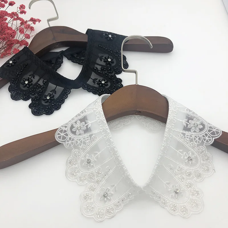 Vintage Women Lace Fake Collar Pure Color Cute Detachable Shirt Collar False Collar Lapel Blouse Women Clothes Accessories
Vintage Women Lace Fake Collar Pure Color Cute Detachable Shirt Collar False Collar Lapel Blouse Women Clothes Accessories