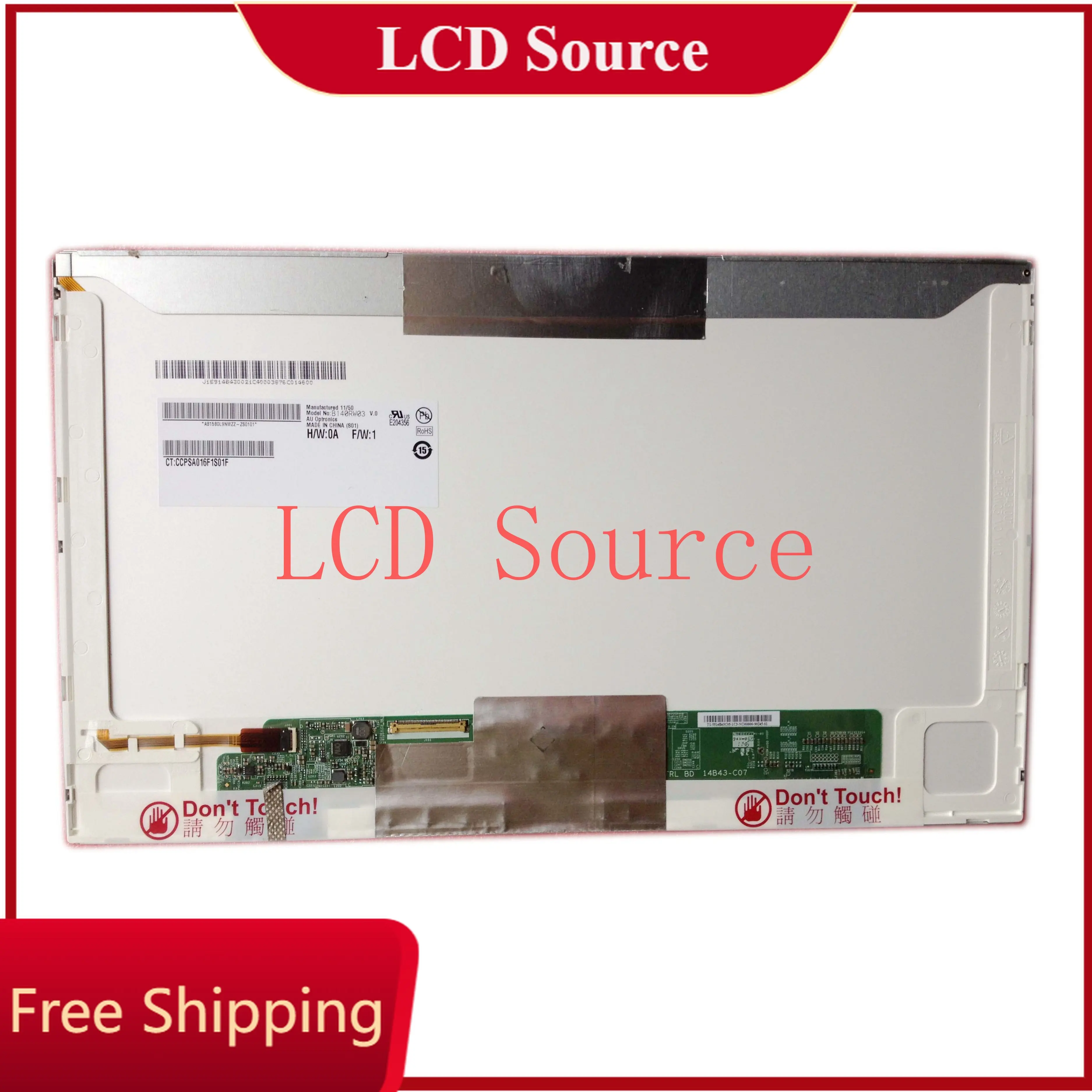 B140RW03 V.0 Fit LTN140KT04 LTN140KT01 40 PIN 1600*900 NEW LED Display Laptop Screen LTN140KT07 LP140WD1 TLM1 N140O6-L02
B140RW03 V.0 Fit LTN140KT04 LTN140KT01 40 PIN 1600*900 NEW LED Display Laptop Screen LTN140KT07 LP140WD1 TLM1 N140O6-L02