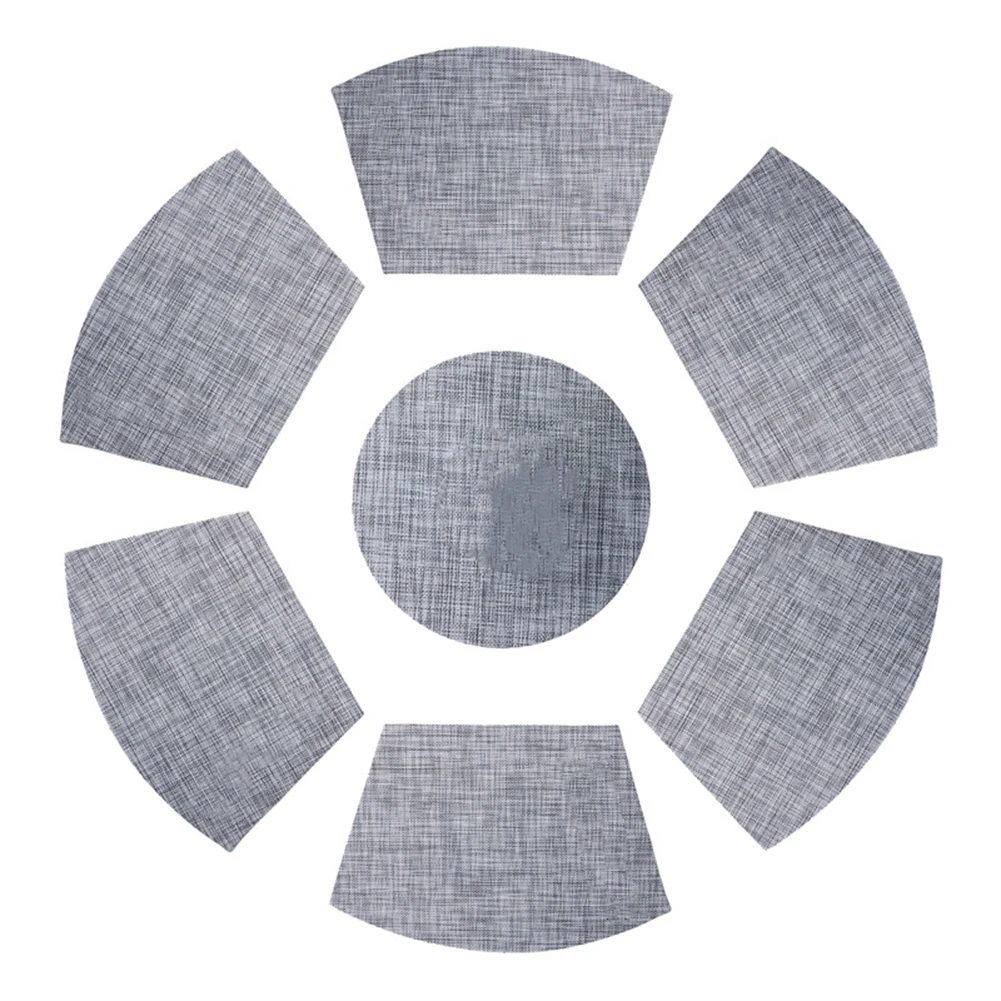 Round Placemats Wedge Placemats Easy To Clean Effective Insulation Elegant Design For Kitchen Dining Tableware
Round Placemats Wedge Placemats Easy To Clean Effective Insulation Elegant Design For Kitchen Dining Tableware