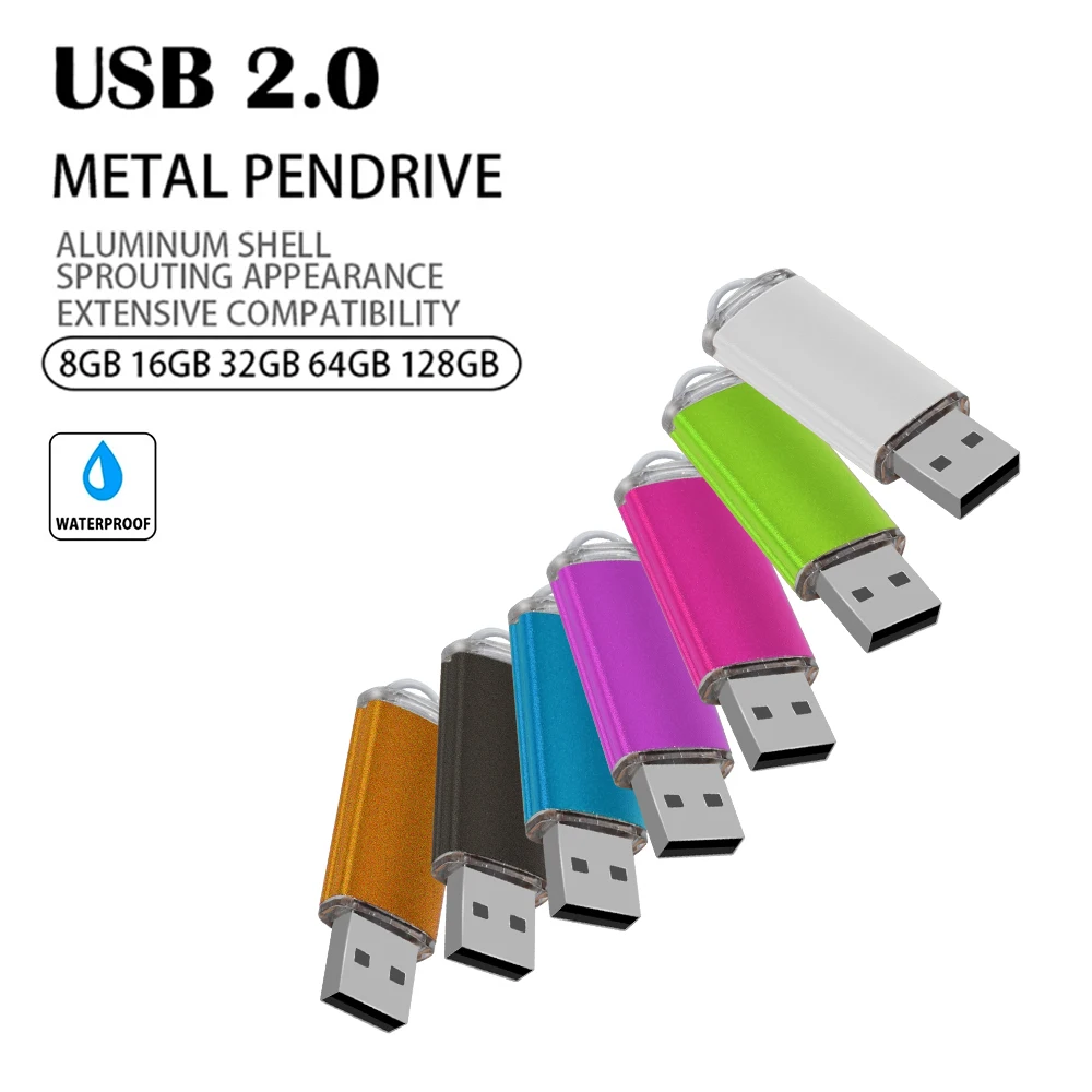 Colorful Metal Pendrive USB Flash Cle Flash Drive 1GB 2GB 4GB 8GB 16GB 32GB 64GB Pen Drive Personalize Logo for Business Gift
Colorful Metal Pendrive USB Flash Cle Flash Drive 1GB 2GB 4GB 8GB 16GB 32GB 64GB Pen Drive Personalize Logo for Business Gift