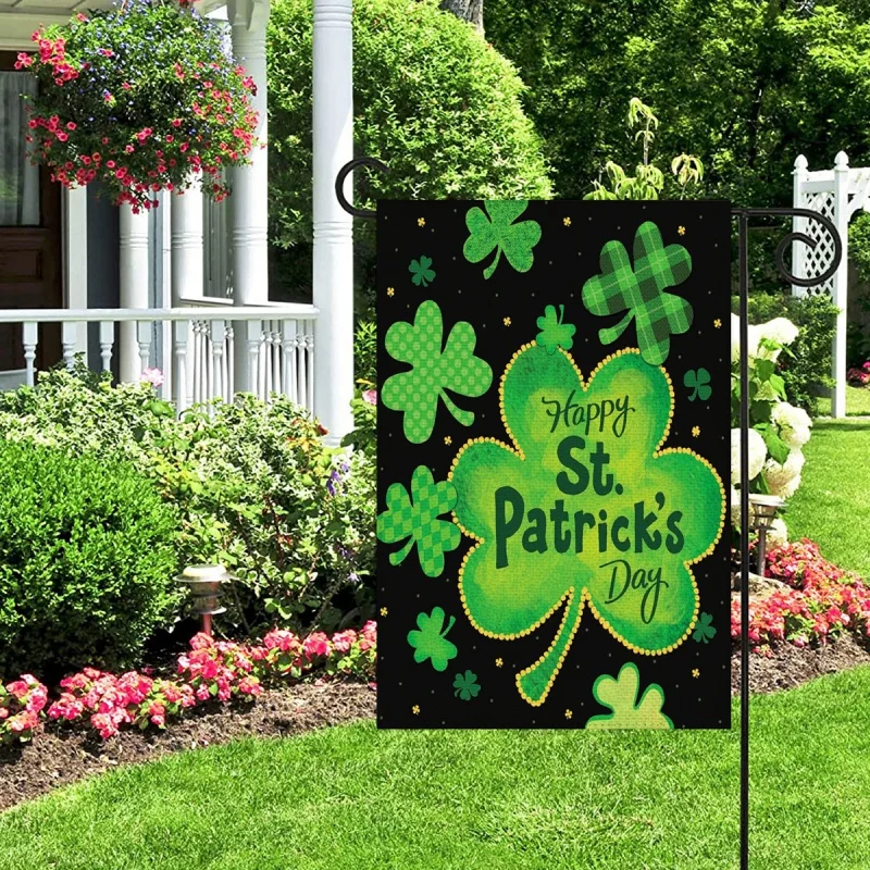1PC Happy St.Patrick's Day Pattern Linen Cotton Garden Flag Banner Indoor Outdoor Home Garden Hanging Decor
1PC Happy St.Patrick's Day Pattern Linen Cotton Garden Flag Banner Indoor Outdoor Home Garden Hanging Decor