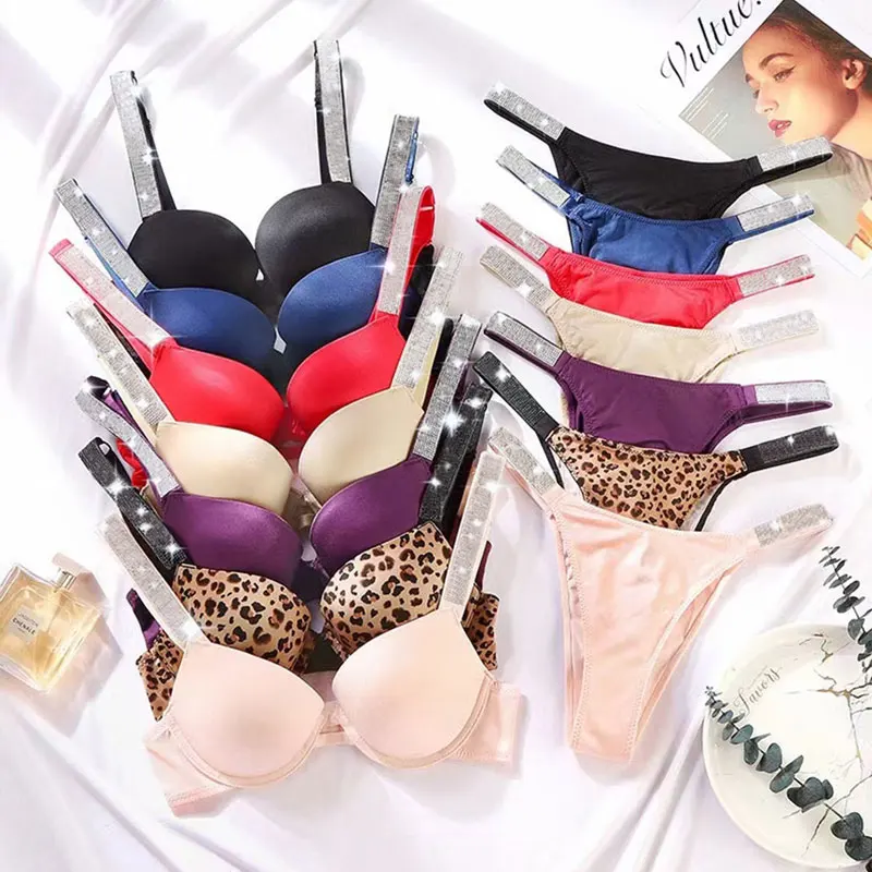 2022 New Women Lingerie Sexy Hollow Out Lace Letters Rhinestones Underwear Briefs Seamless Push Up Bralette Panties Pink Bra Set
2022 New Women Lingerie Sexy Hollow Out Lace Letters Rhinestones Underwear Briefs Seamless Push Up Bralette Panties Pink Bra Set