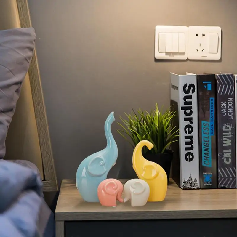 Creative Elephant Statues Handmade Ceramic Modern Animal Sculpture Nordic Elephant Ornament For Home Office Living Room Decor
Creative Elephant Statues Handmade Ceramic Modern Animal Sculpture Nordic Elephant Ornament For Home Office Living Room Decor