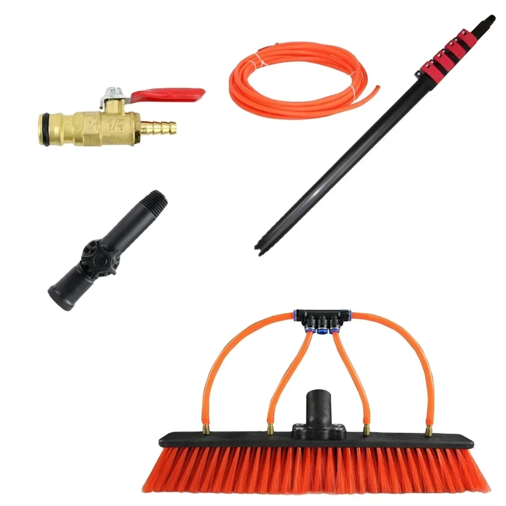 Extentool 24FT aluminum telescopic pole cleaning kit solar panel washing machine NB-L350 brush
Extentool 24FT aluminum telescopic pole cleaning kit solar panel washing machine NB-L350 brush