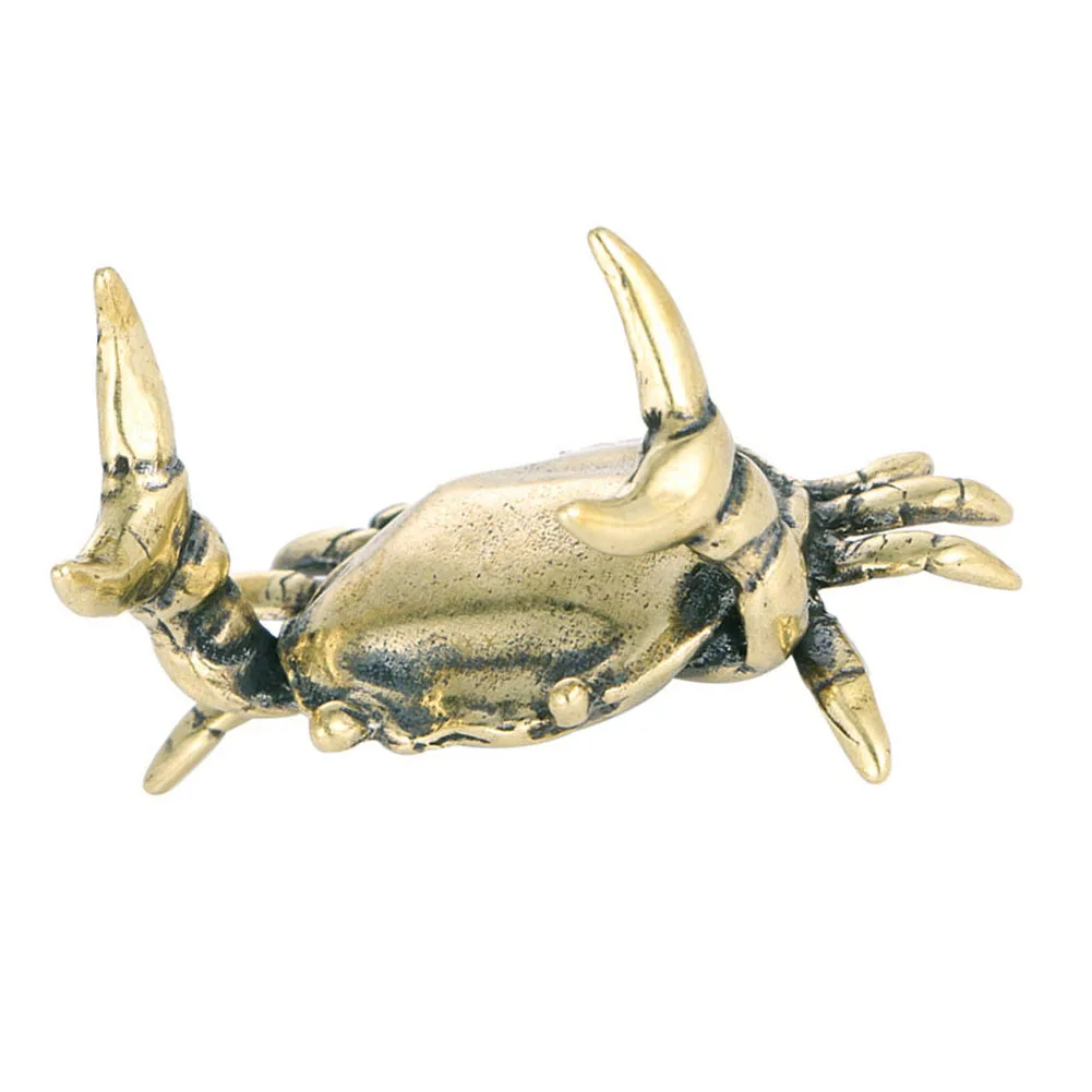 Retro Figurines Pure Brass Crab Solid Bronze Handicraft Copper Miniature Simulation Animal Toy Crafts Ornaments
Retro Figurines Pure Brass Crab Solid Bronze Handicraft Copper Miniature Simulation Animal Toy Crafts Ornaments