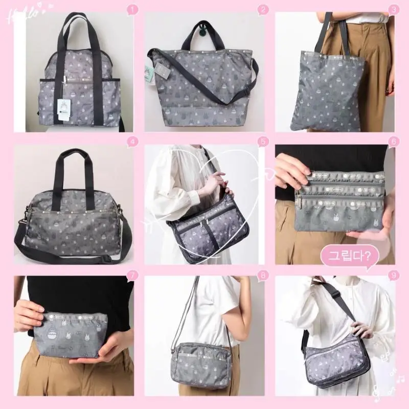 Kawaii Totoro Anime Cartoon Lesportsac Co-Branded Cosmetic Bag Hand Shoulder Bag Messenger Bag Backpack
Kawaii Totoro Anime Cartoon Lesportsac Co-Branded Cosmetic Bag Hand Shoulder Bag Messenger Bag Backpack