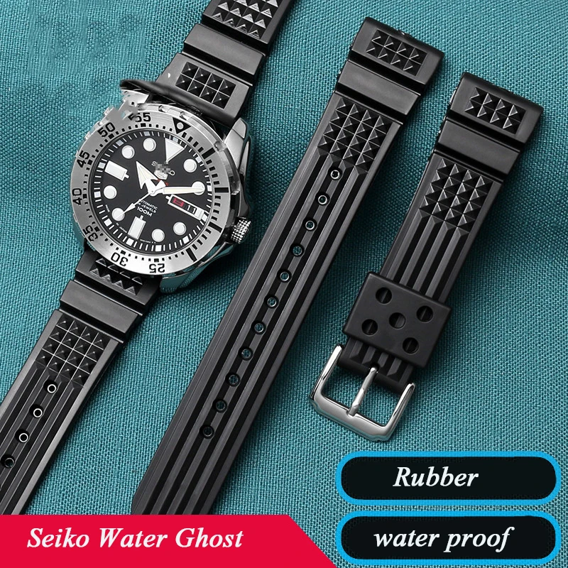 Men's Waterproof and Sweatproof Silicone Watch Strap For Seiko Submariner Rolex Ghost King Diving Rubber Watch Band 22mm bracele
Men's Waterproof and Sweatproof Silicone Watch Strap For Seiko Submariner Rolex Ghost King Diving Rubber Watch Band 22mm bracele