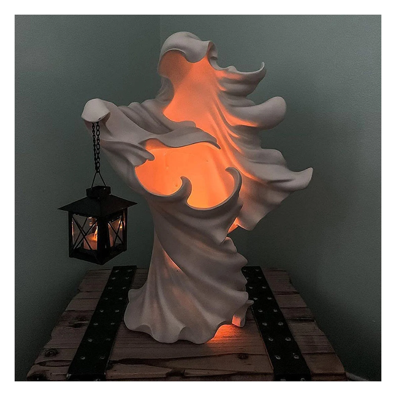 Scary Halloween Ghost Statue Light Witch Decoration Lamp LED Light for Halloween Garden Decor
Scary Halloween Ghost Statue Light Witch Decoration Lamp LED Light for Halloween Garden Decor