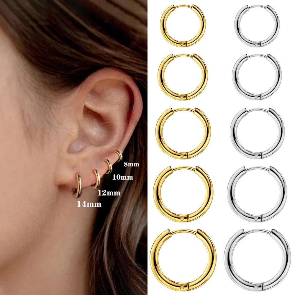 2022 1PC Stainless Steel Small Gold Hoop Earrings For Women Male Tragus Cartilage Ear Piercing Jewelry Pendientes Mujer Hombre
2022 1PC Stainless Steel Small Gold Hoop Earrings For Women Male Tragus Cartilage Ear Piercing Jewelry Pendientes Mujer Hombre