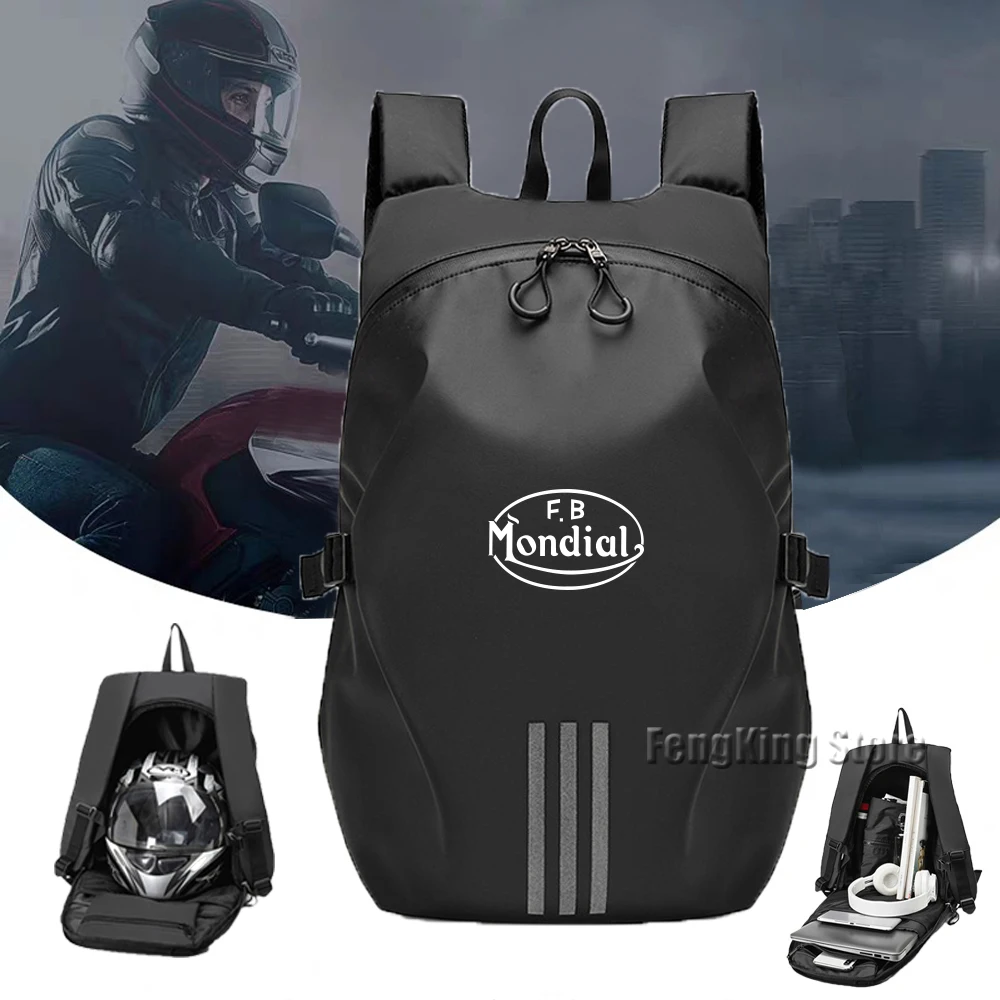 Для FB Mondial Flat Track HPS 125 300 Рыцарский рюкзак сумка для мотоциклетного шлема дорожное