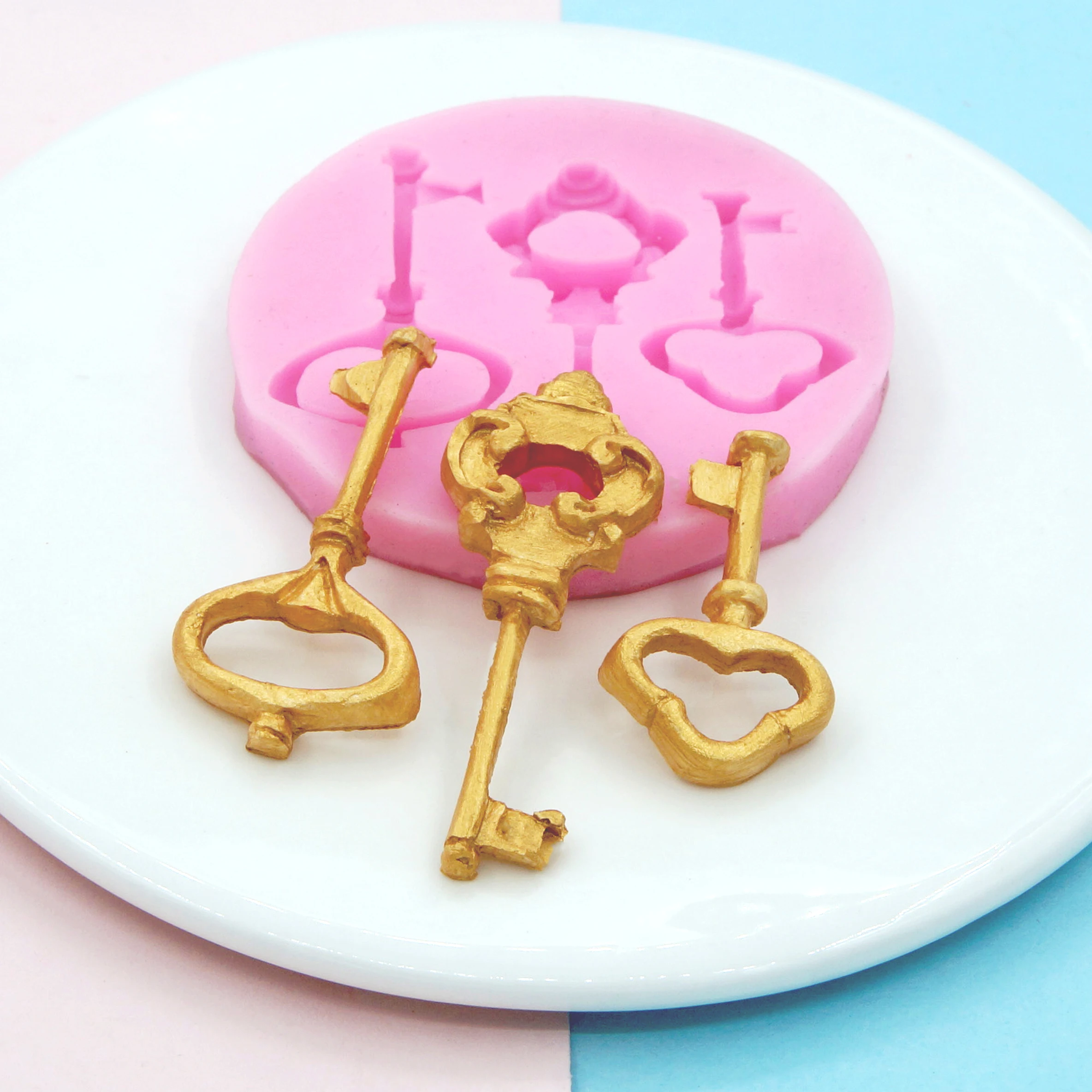 Retro Key Shape Fondant Molds Chocolate Sugar Craft Mold Cake Dessert Decorating Mold Kitchen Baking Tools Pastry Ice Cube Molds
Retro Key Shape Fondant Molds Chocolate Sugar Craft Mold Cake Dessert Decorating Mold Kitchen Baking Tools Pastry Ice Cube Molds